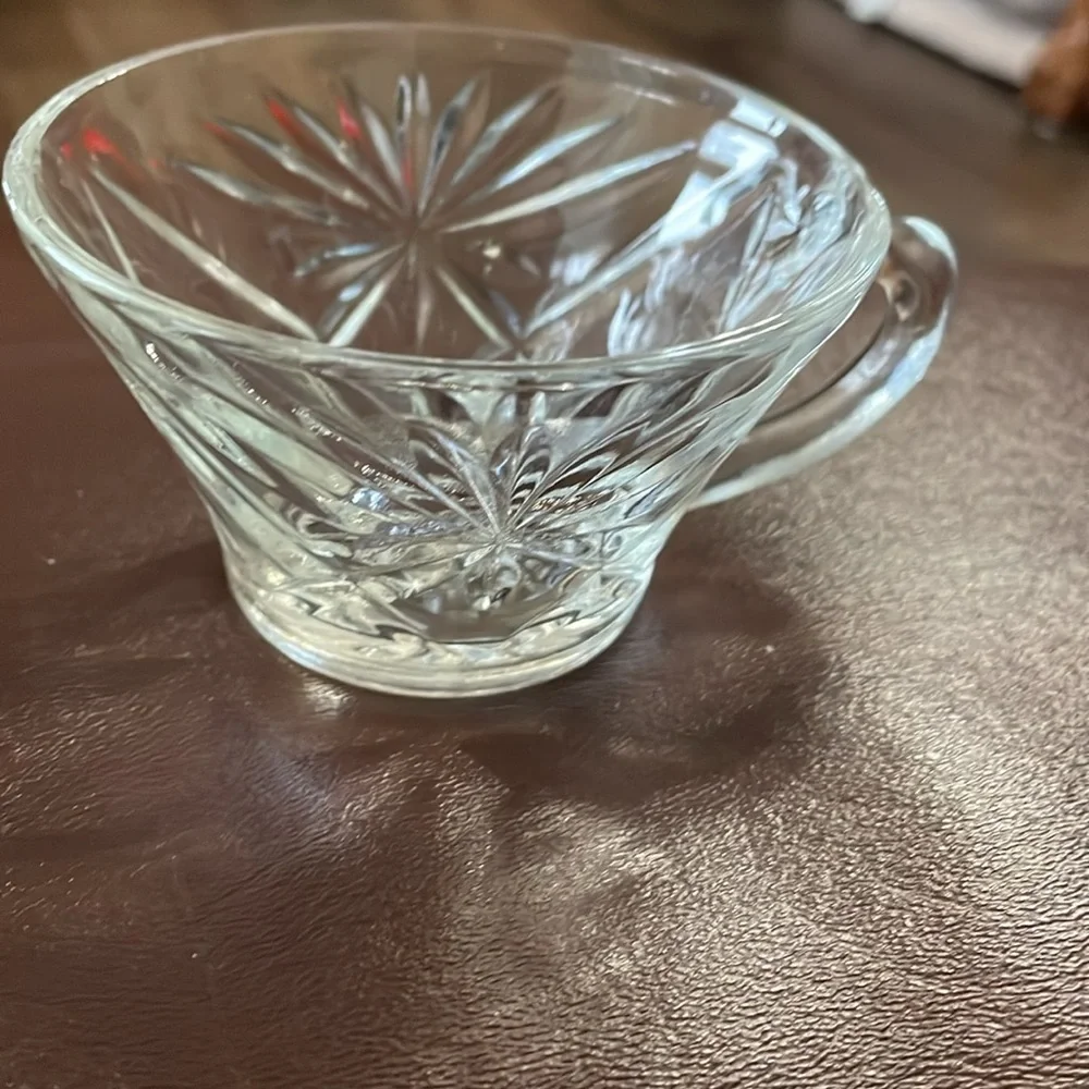 VTG Anchor Hocking Glass Starburst Replacement Cup